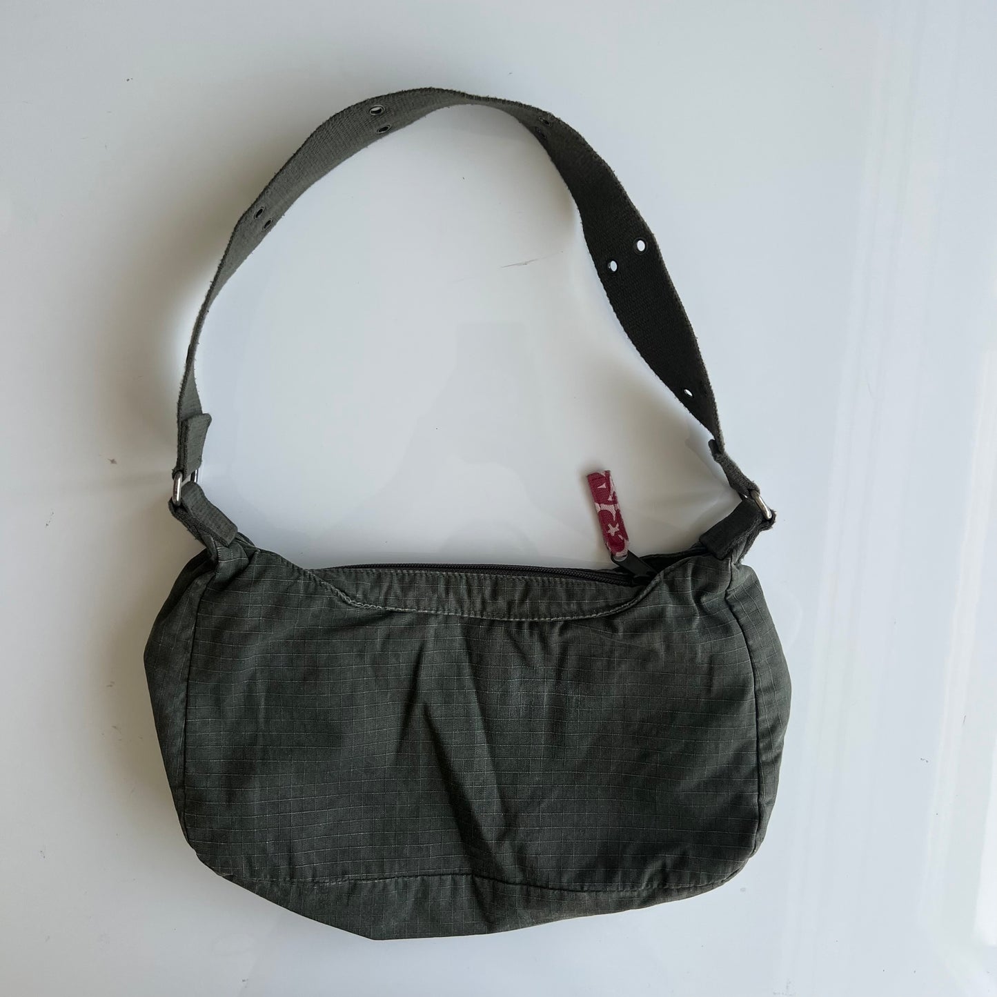 Vintage 90's Grunge Skater Khaki Cargo Shoulder Bag