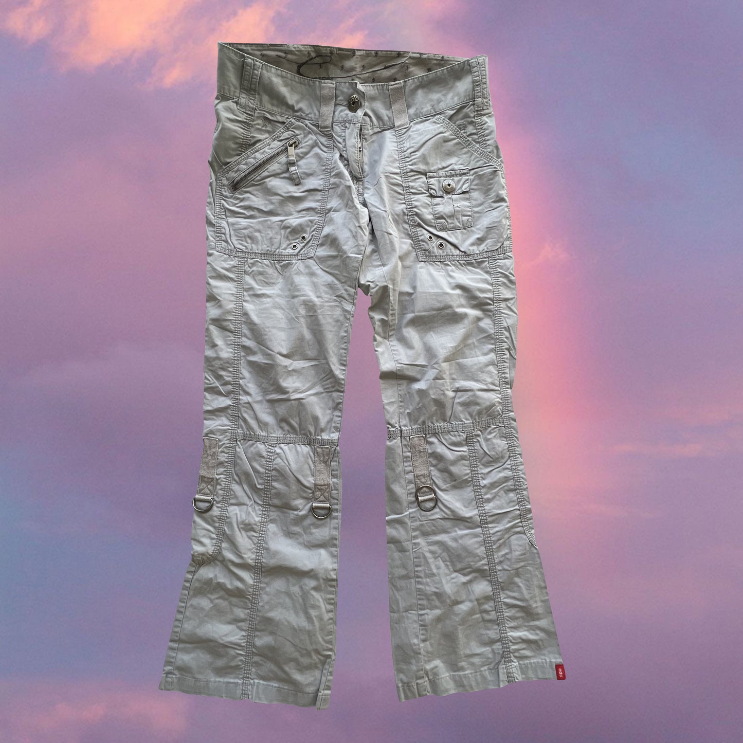 Buy Esprit women regular fit solid cargo pants olive Online | Brands For  Less