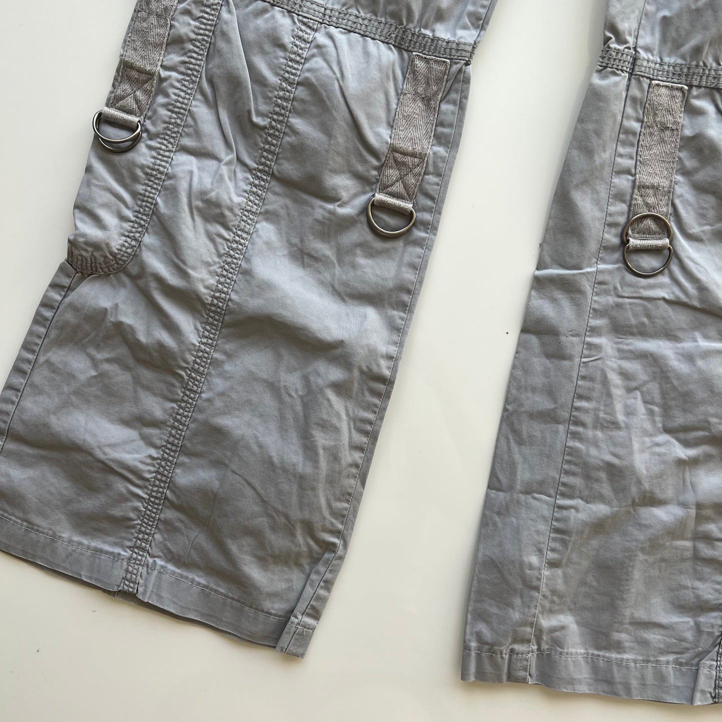 Vintage 90's Low Waist Gray Cargo Pants (34 EU / UK 6 / US 2)