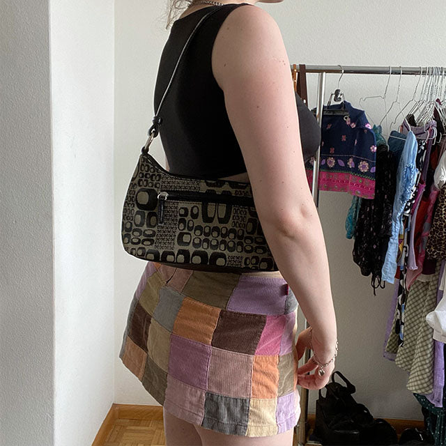 Vintage 90's Bag with Funky Pattern