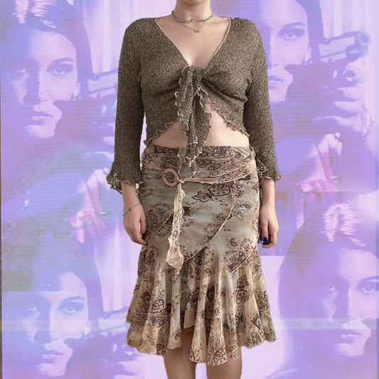 Vintage 90's Fairy Midi Skirt (36)