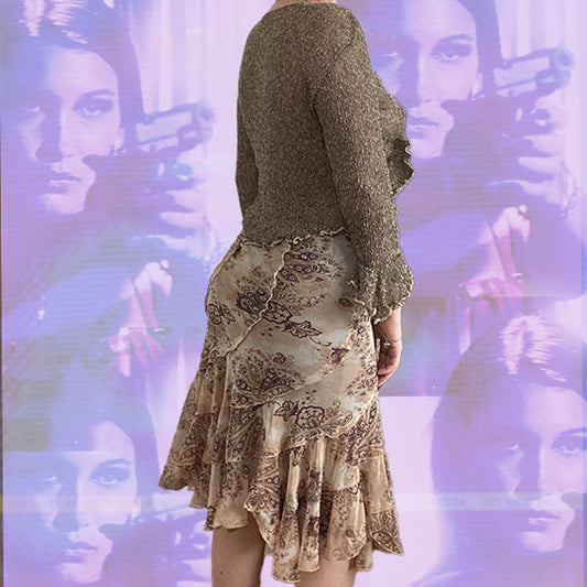 Vintage 90's Fairy Midi Skirt (36)