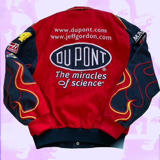 Vintage 90s DuPont Racer Jacket (One Size Oversize Fit)
