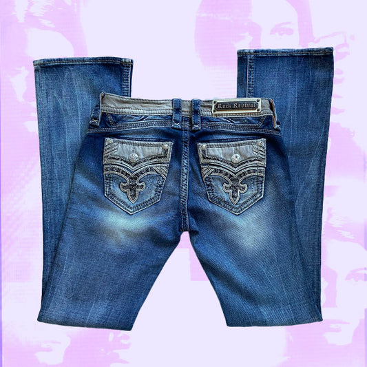 Vintage Y2K Rock Revival Jeans (38)