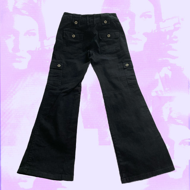 Vintage 90s Black Cargos (34)