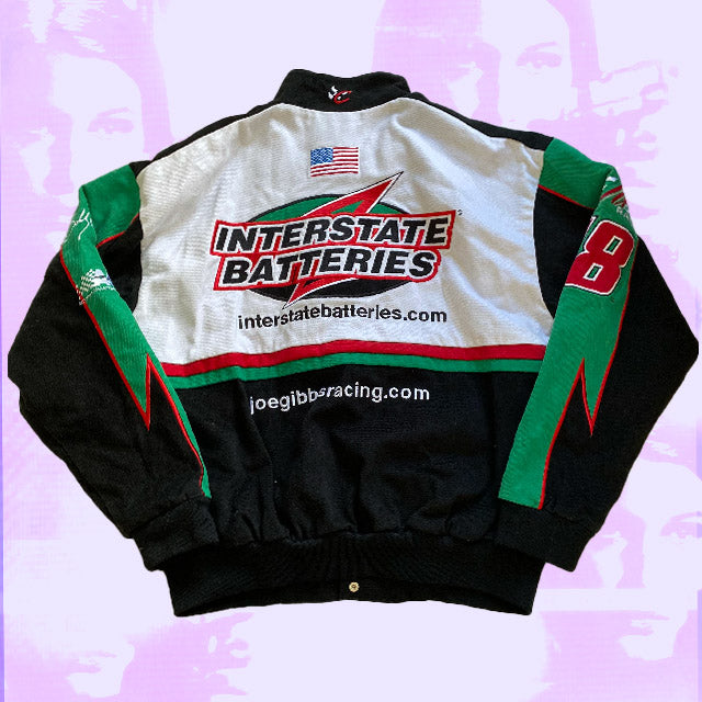 Vintage 90s Interstate Nascar Racer Jacket (One Size Oversize Fit)