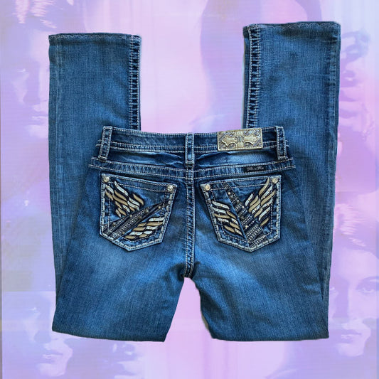 Vintage Y2K Miss Me Jeans (34)