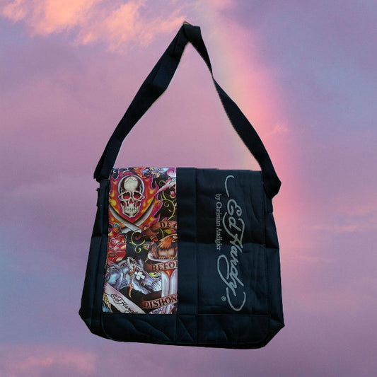 Vintage Y2K Ed Hardy Satchel Bag