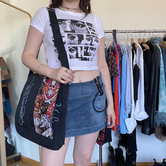 Vintage Y2K Ed Hardy Satchel Bag