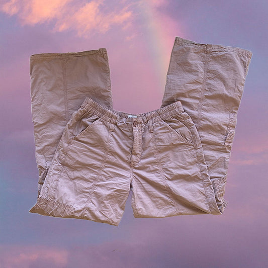 Vintage Y2K Low Waist Pink Cargos (38 EU/UK 12)