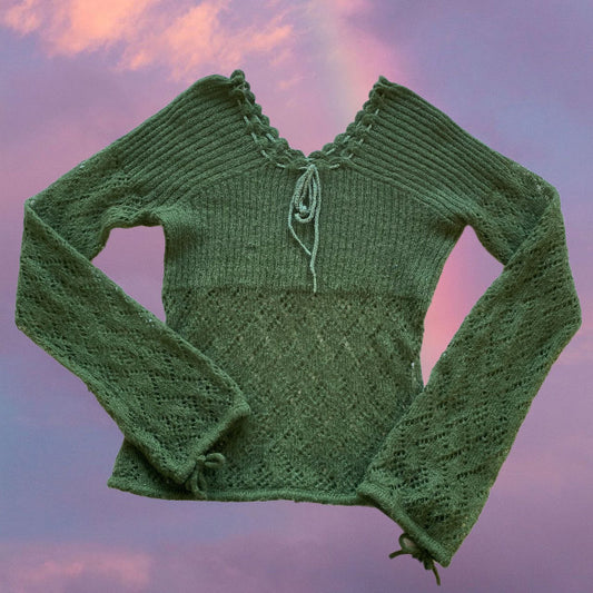 Vintage 90's Green Fairy Knit (S)