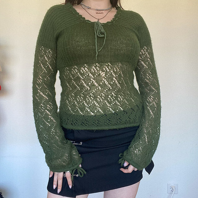 Vintage 90's Green Fairy Knit (S)