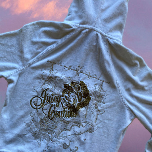 White velvet hoodie hot sale