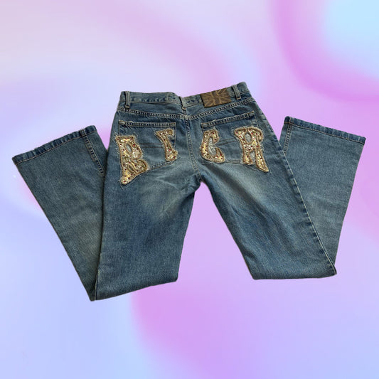 Vintage Y2K RICH Low Waist Jeans