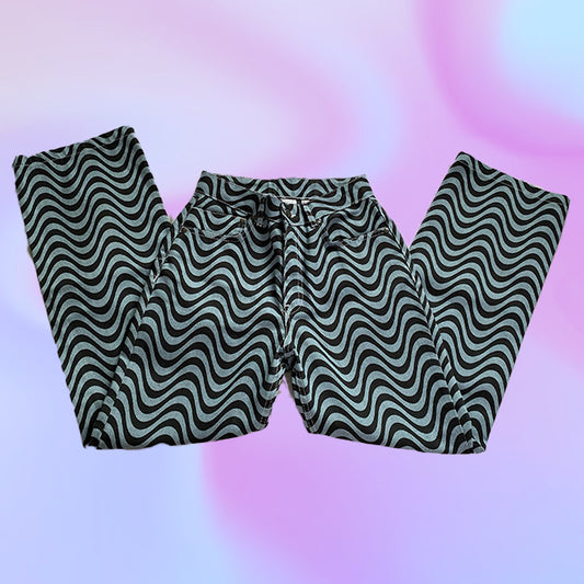 Vintage Ragged Priest Wave Jeans