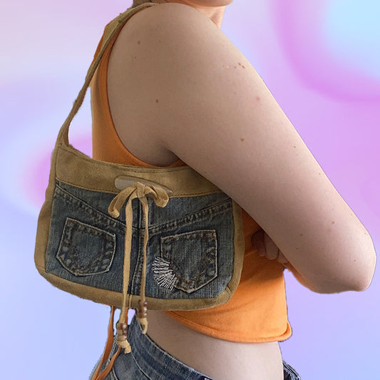 Vintage Dolce & Gabbana Denim Shoulder Bag