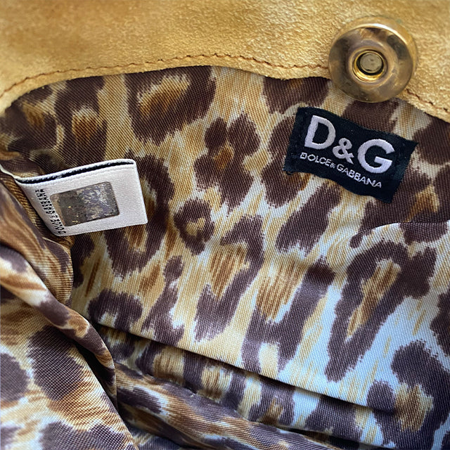 Vintage Dolce & Gabbana Denim Shoulder Bag