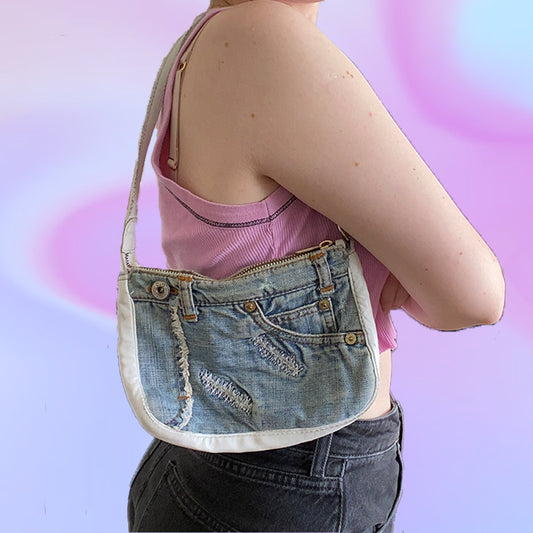 Vintage Dolce & Gabbana Denim Shoulder Bag