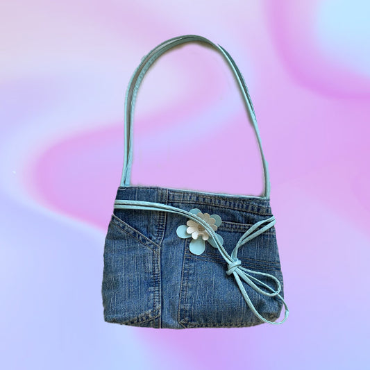 Vintage Y2K Denim Shoulder Bag