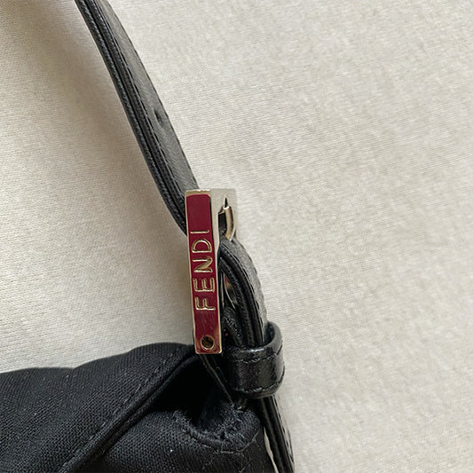 Vintage 90's Black Fendi Baguette