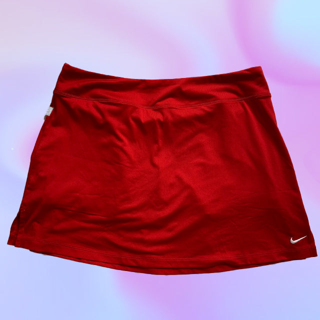 Vintage 90's Sporty Nike Red Tennis Skirt