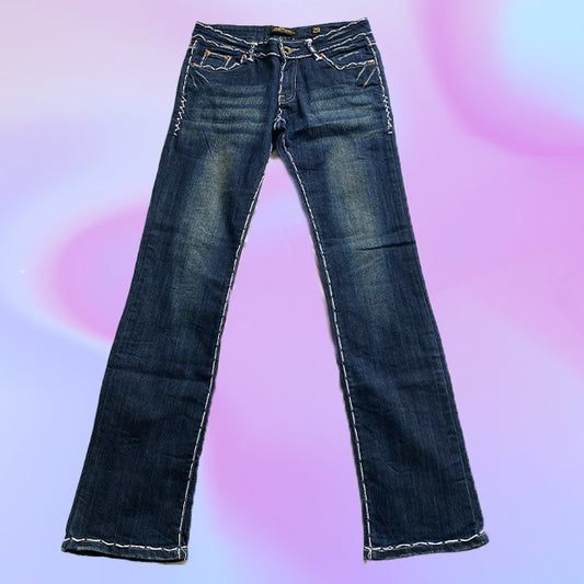 Vintage Y2K Ed Hardy Logo Low Waist Jeans
