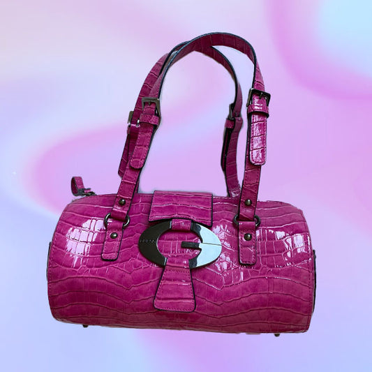 Vintage Y2K Guess Pink Bowling Bag
