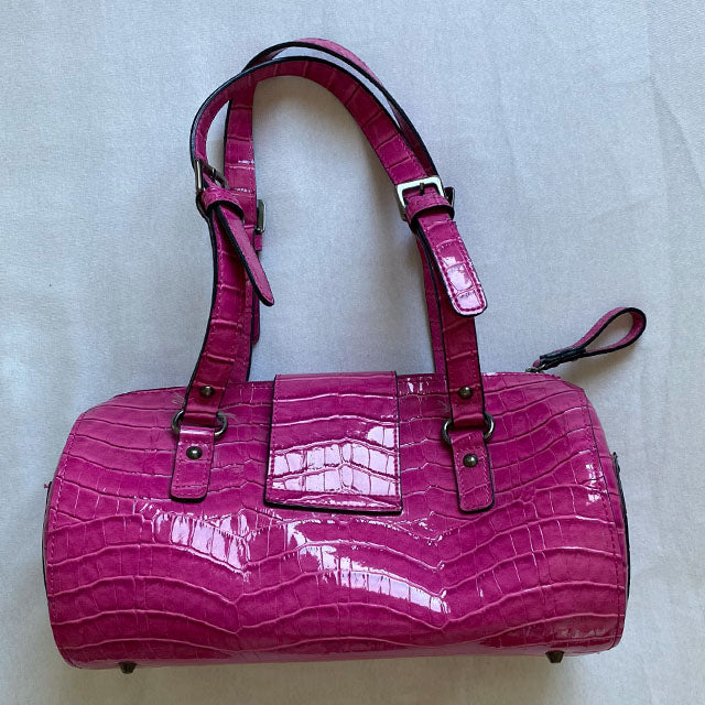 Guess - Girls Pink Faux Leather Shoulder Bag (17cm)