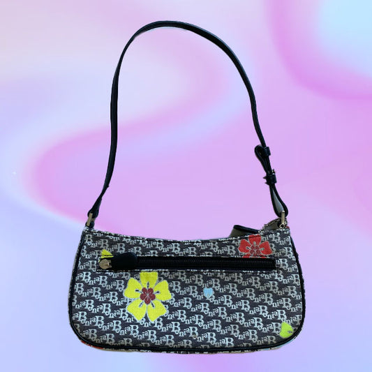 Vintage Y2K Monogram Shoulder Bag