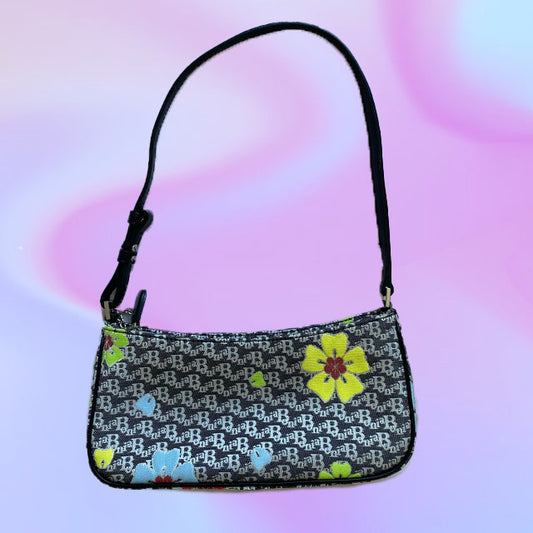 Vintage Y2K Monogram Shoulder Bag