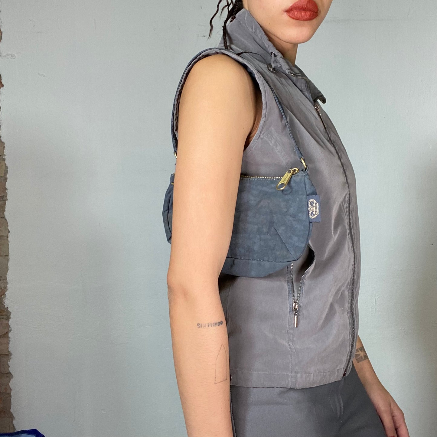 Vintage 2000's Skater Tiel Blue Tiny Shoulder Bag