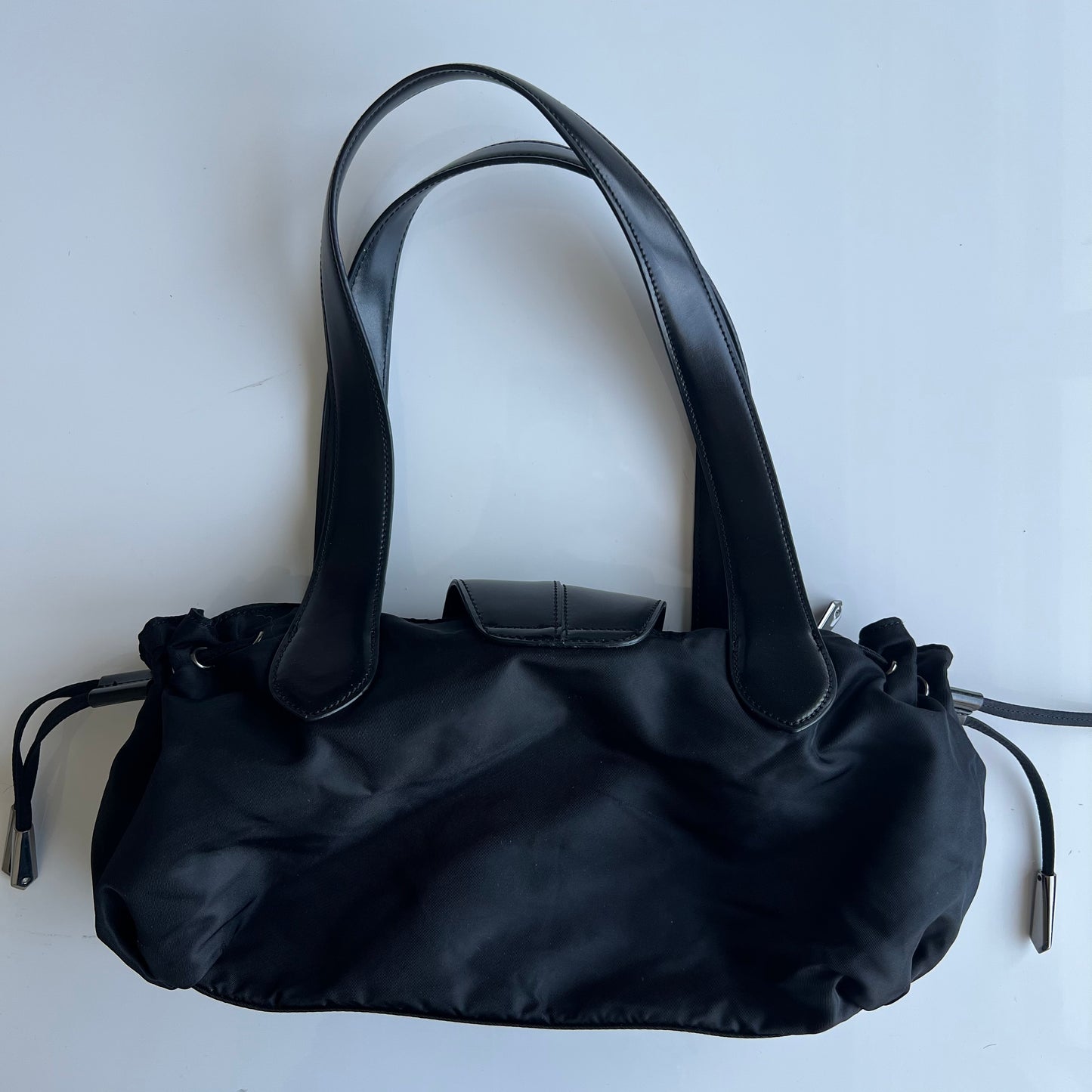 Vintage 90's Archive Mugler Black Shoulder Bag