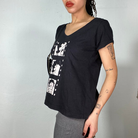 Vintage 2000's Betty Boop Black Shirt with Betty Print (L)