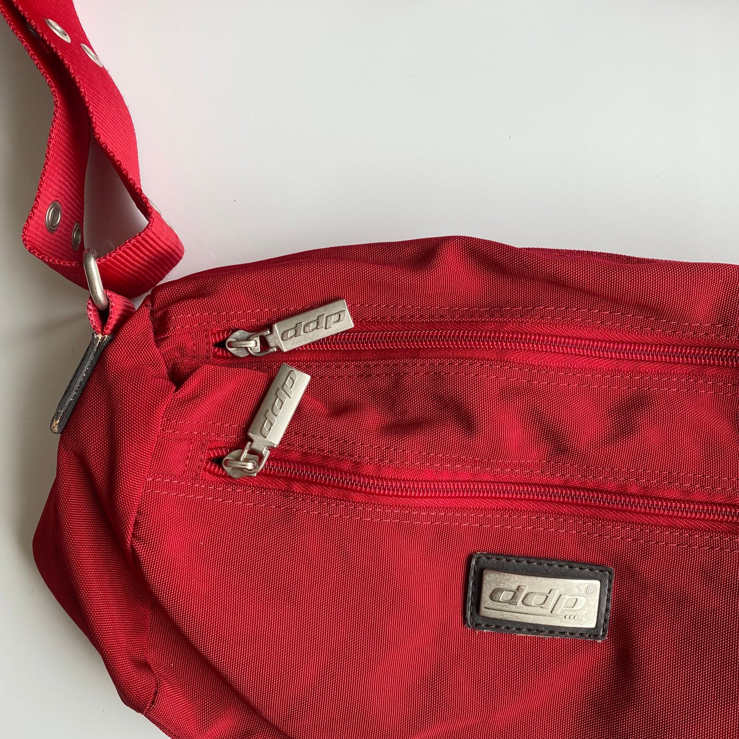 Vintage 90's Skater Red Cargo Crossbody Bag