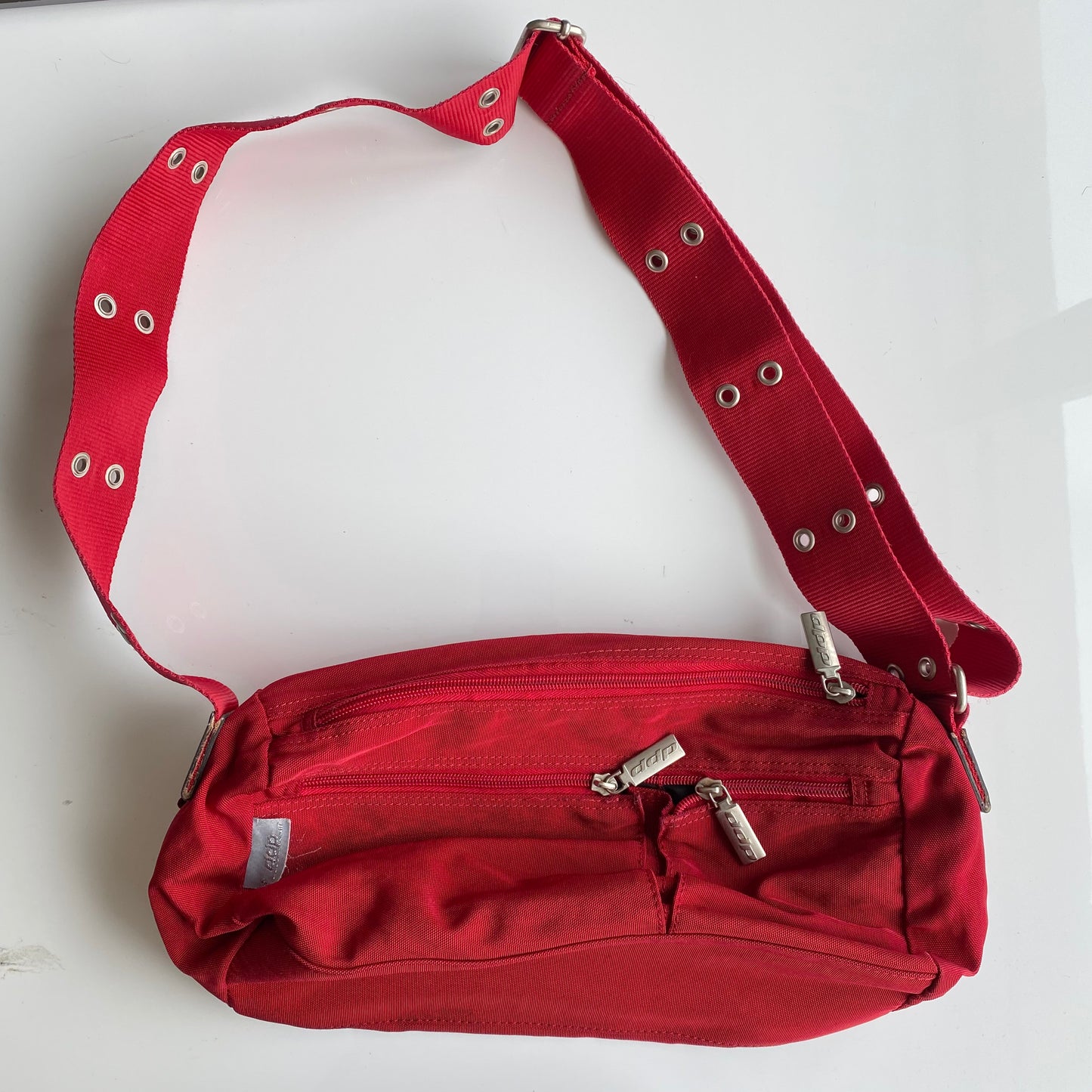 Vintage 90's Skater Red Cargo Crossbody Bag