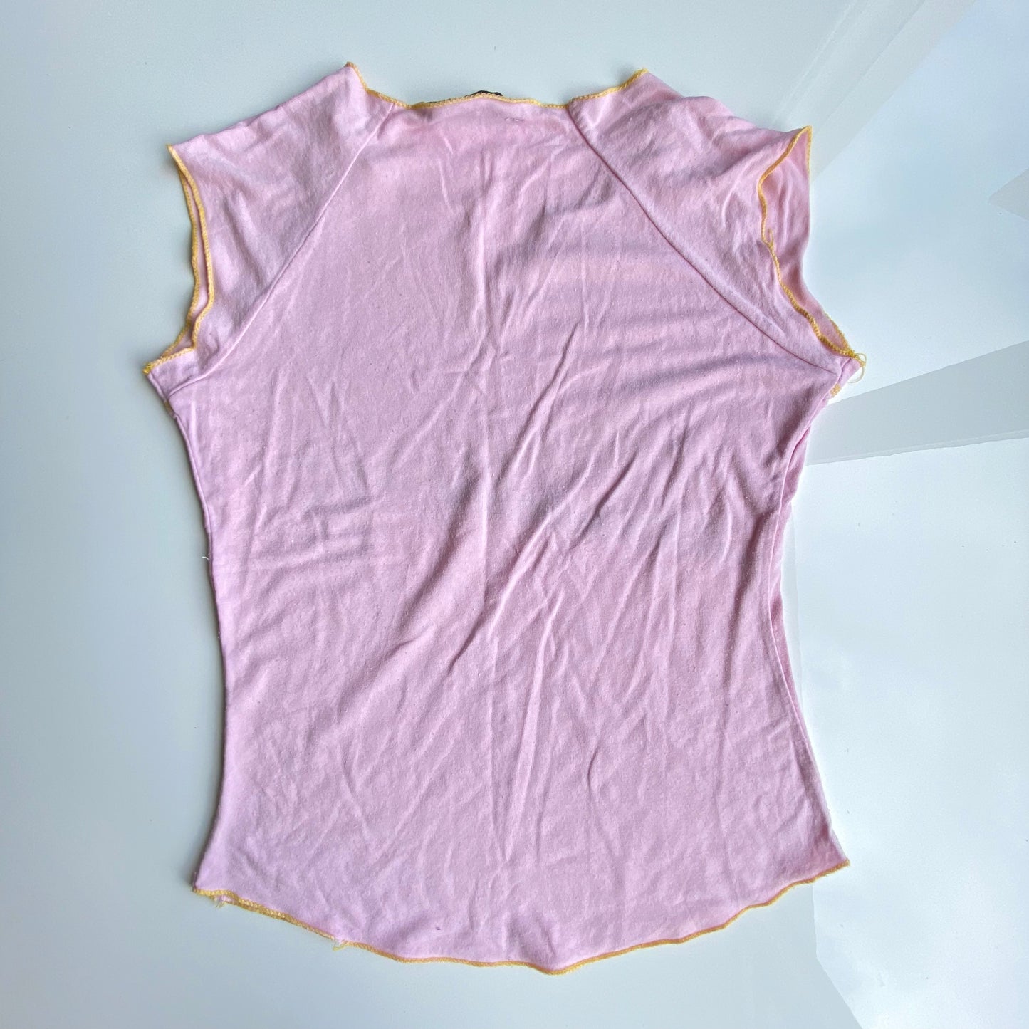 Vintage 90's Sporty Brazil Pink Baby Tee (S)