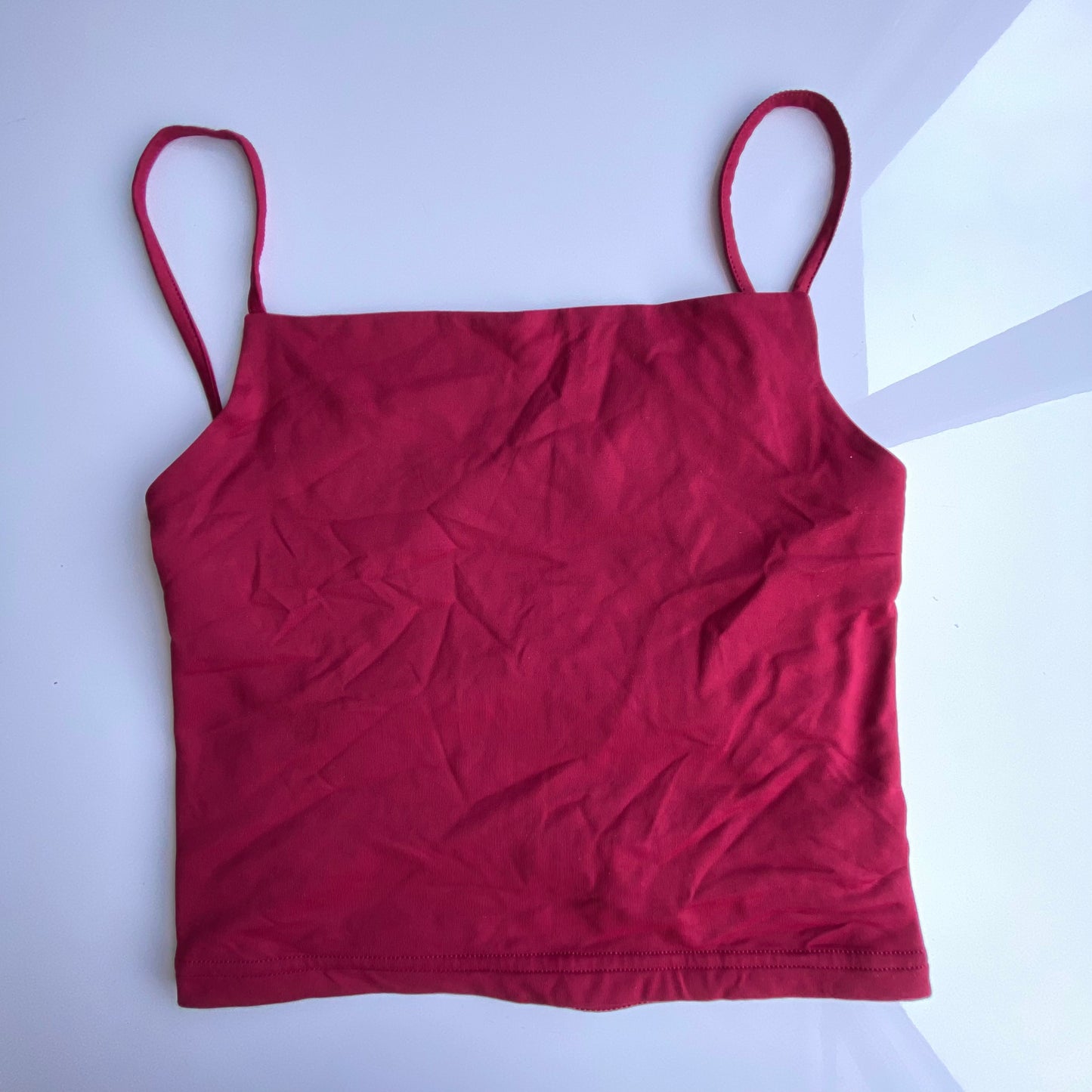 Vintage 90's Clubwear Bordeaux Backless Cami Top (S/M)