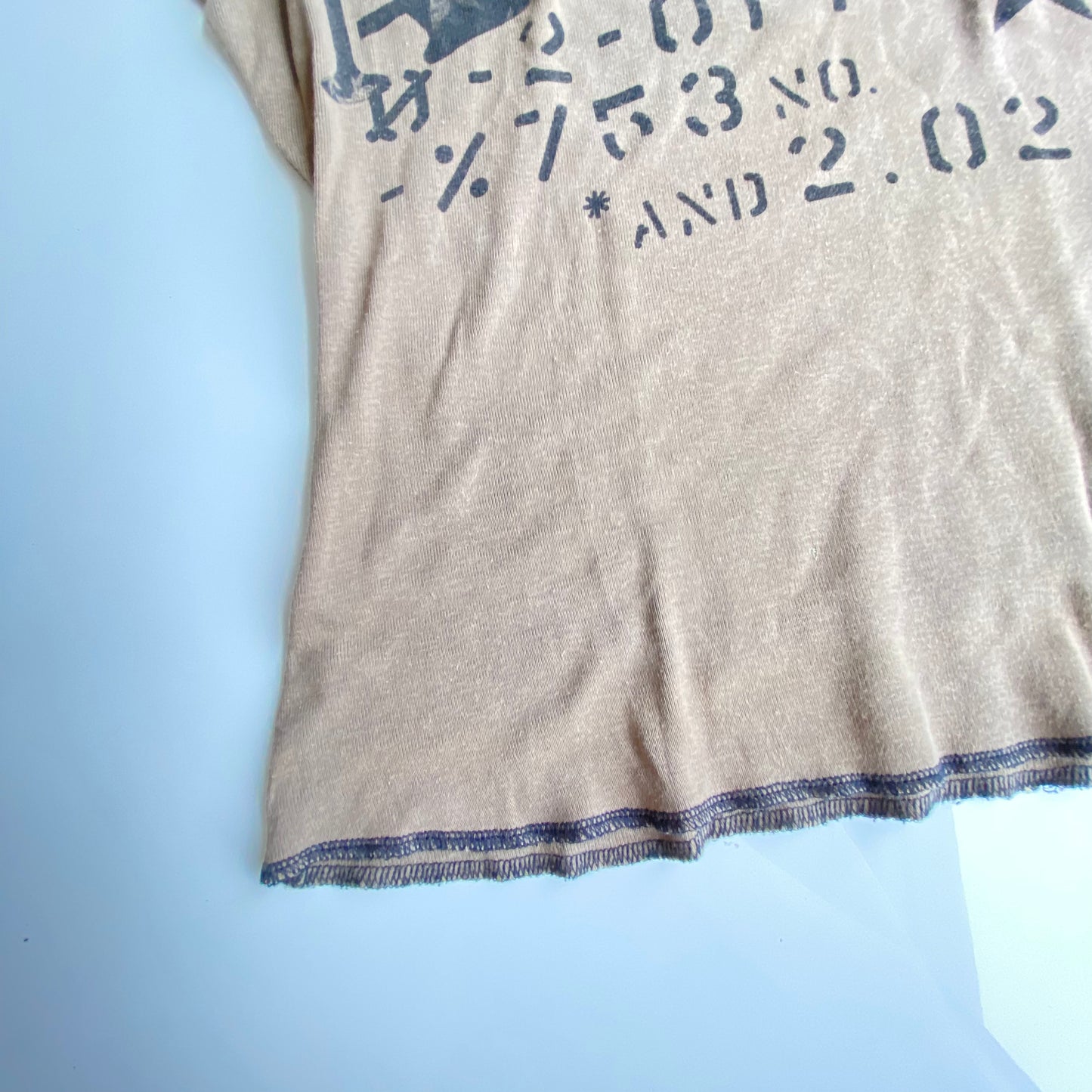 Vintage 90's Grunge Army Khaki Baby Tee (M/L)