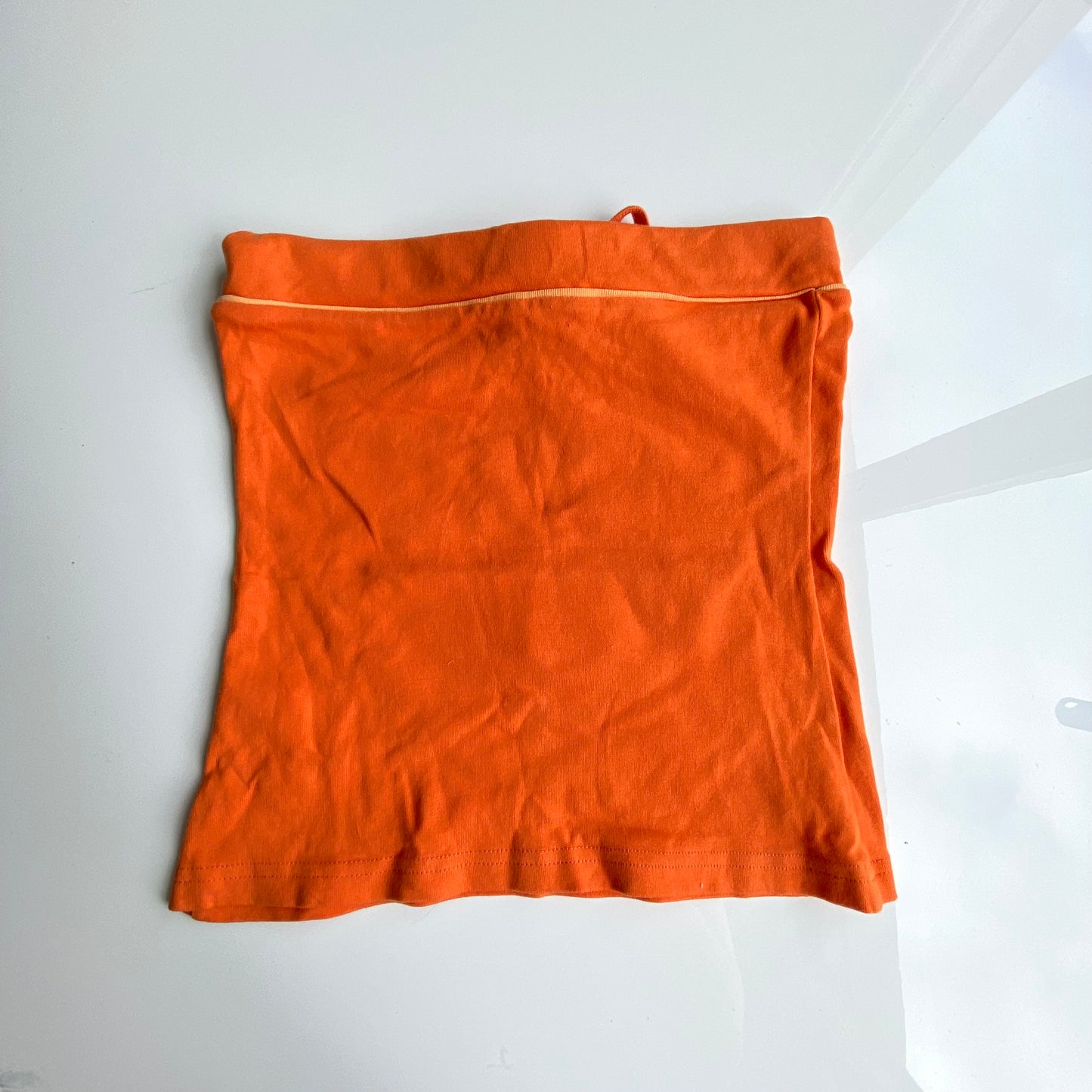 Vintage 90's Surfer Summer Hawaii Orange Tube Top (XS/S)