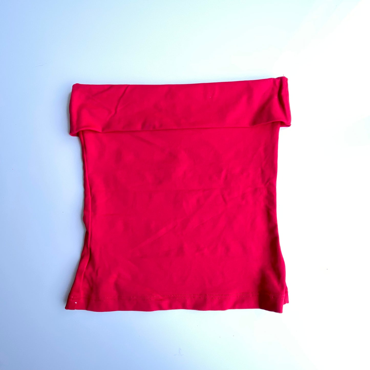 Vintage 90's Classic Red Tube Top (XS/S)