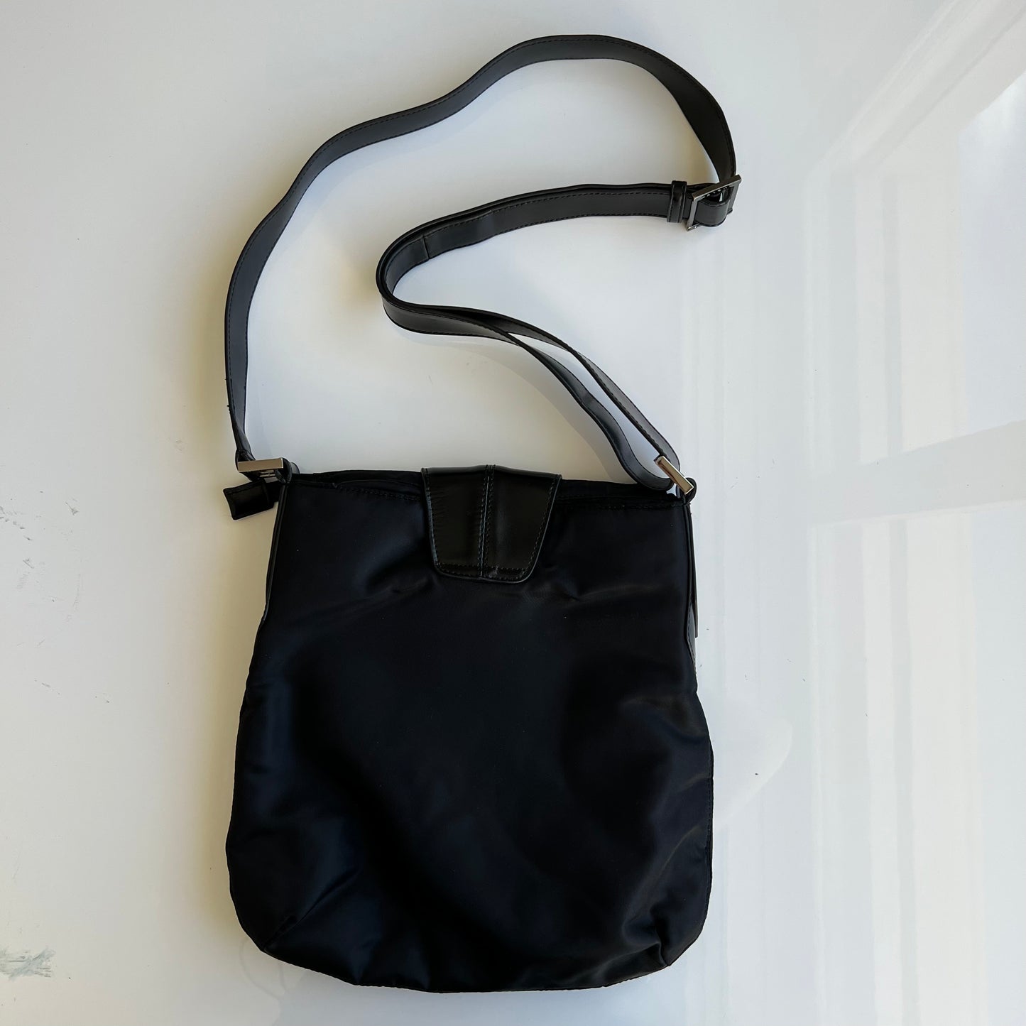 Vintage 90's Archive Mugler Black Crossbody Bag