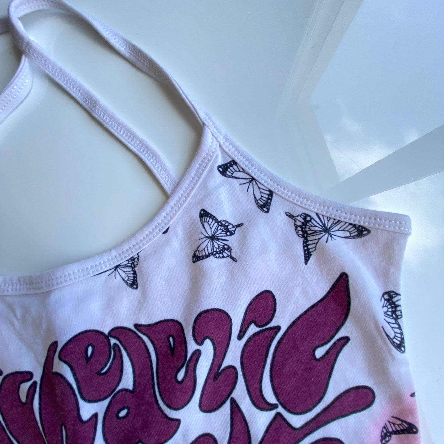 Vintage 90's Miss Sixty Psychedelic Print Tank Top (S)