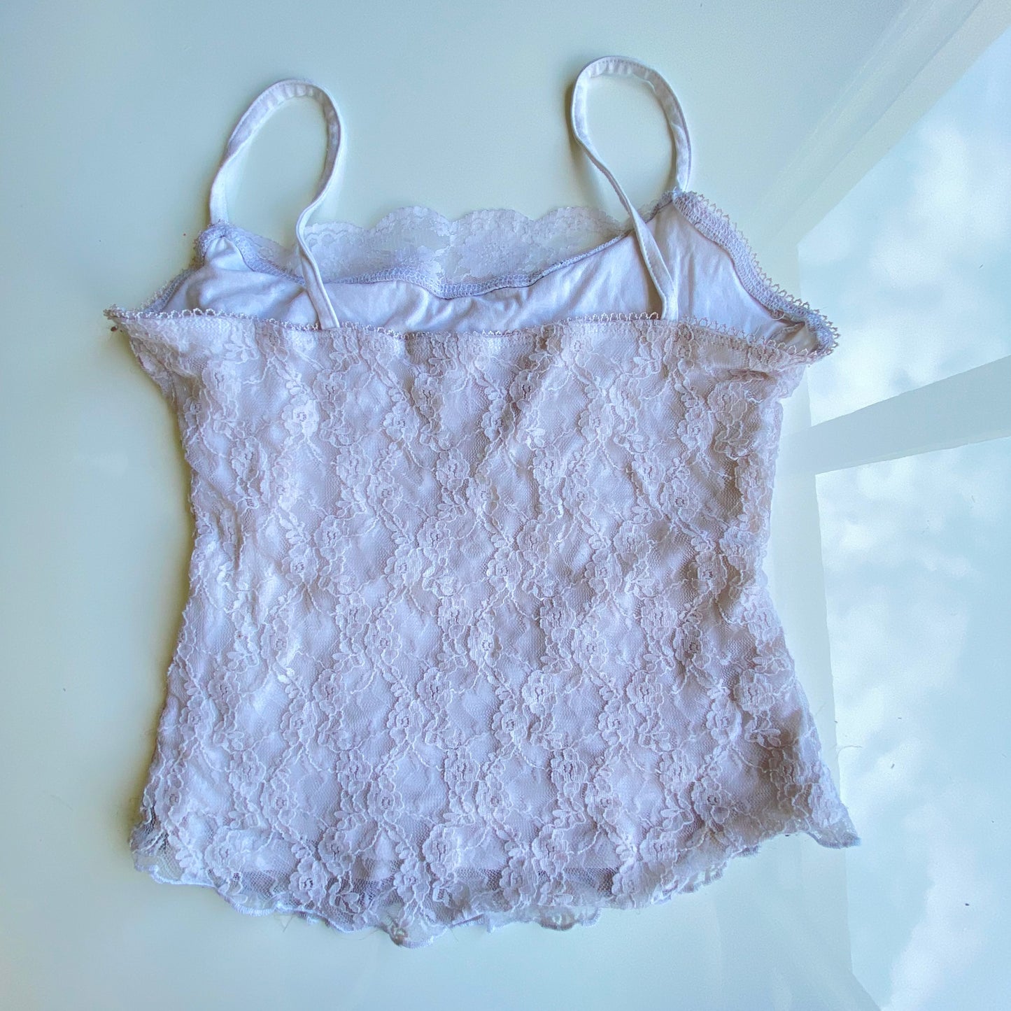 Vintage 90's Romantic White Lace Bustier Top (S)