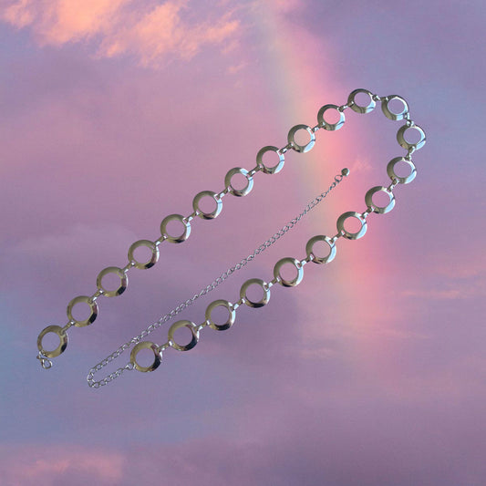 Vintage Y2K Circle Chain Waist Belt (XS-S-M-L)