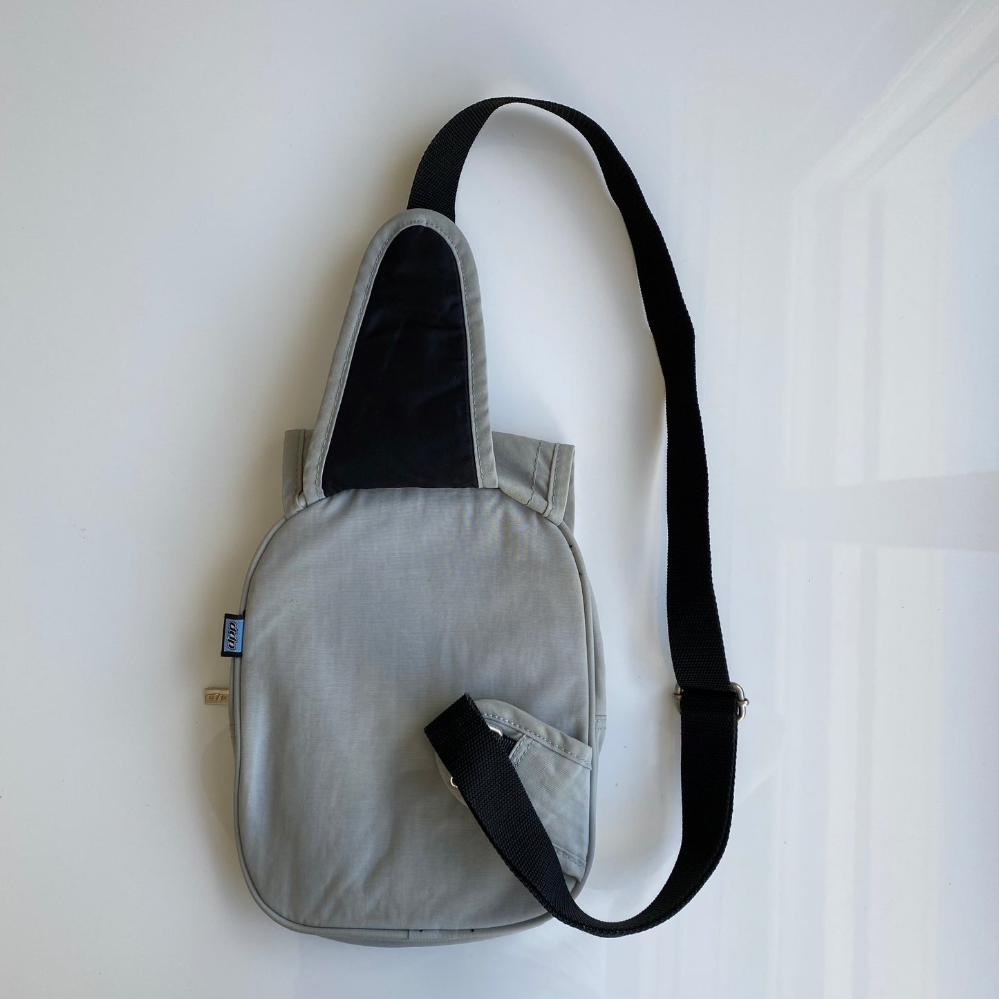 Vintage 90's Techwear Gray One Shoulder Backpack