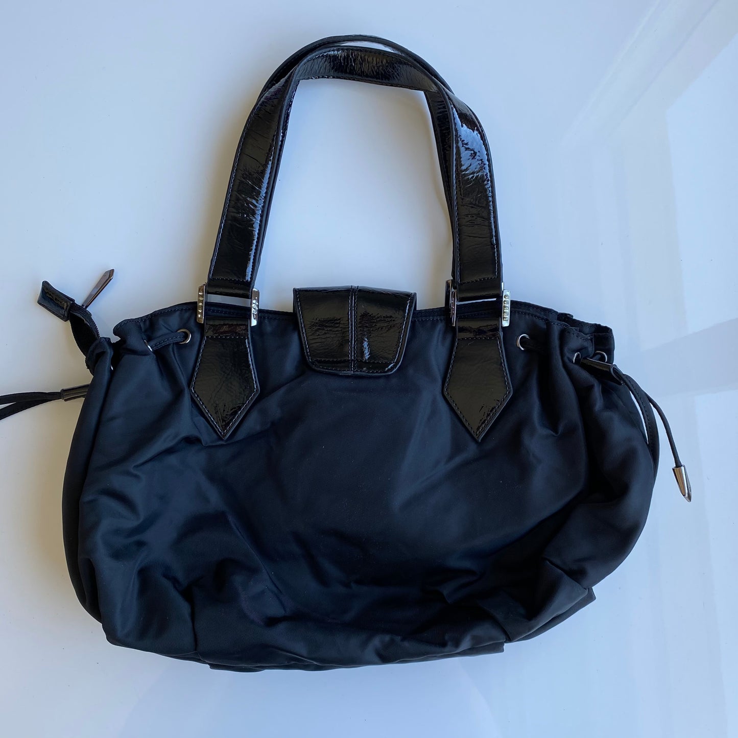 Vintage 90's Archive Mugler Black Shoulder Bag