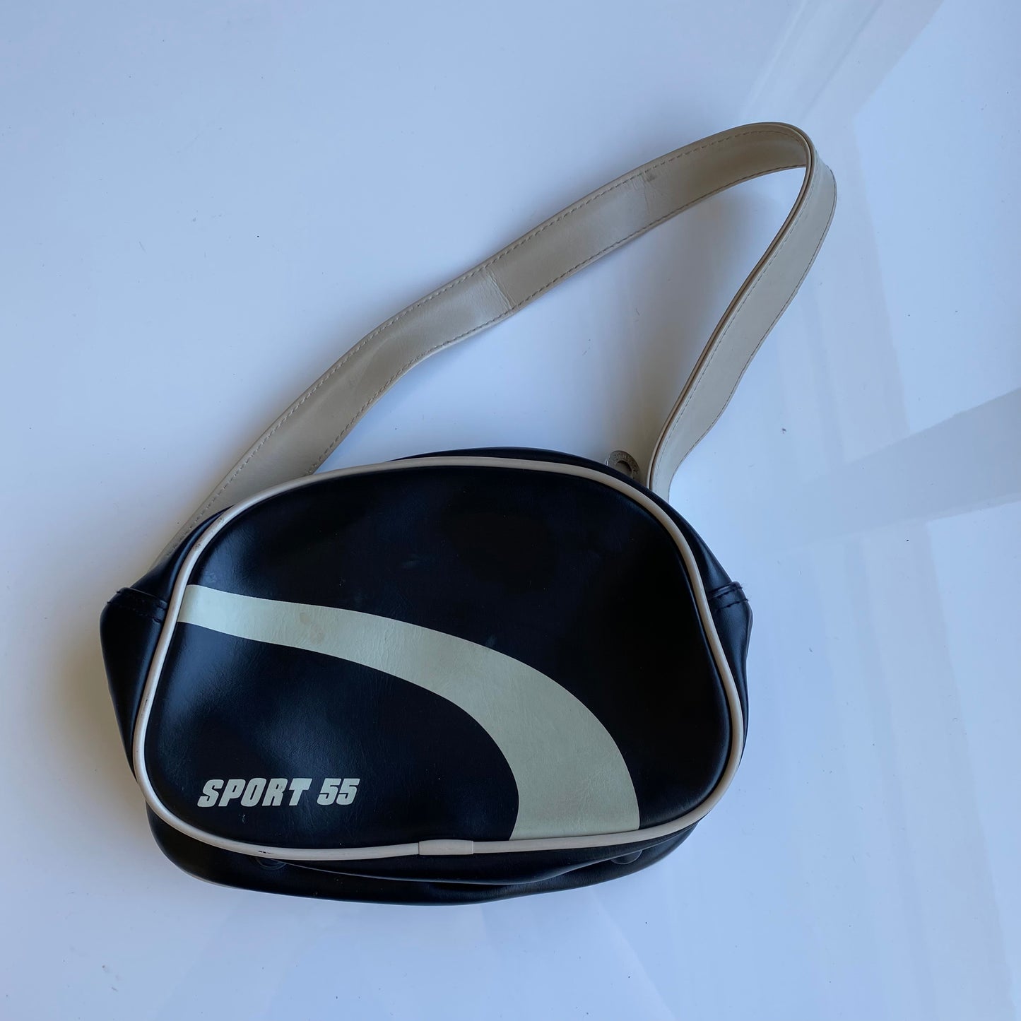 Vintage 90’s Sporty Spice Black and White Bowling Shoulder Bag