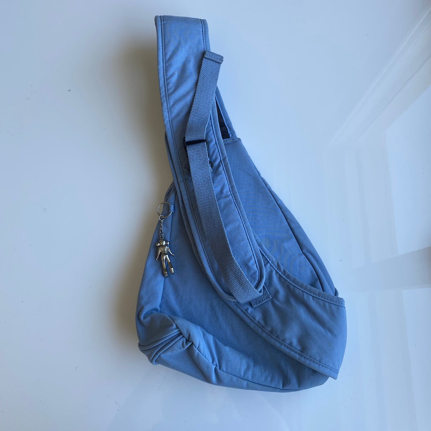 Vintage 90’s Techwear Baby Blue One Shoulder Backpack