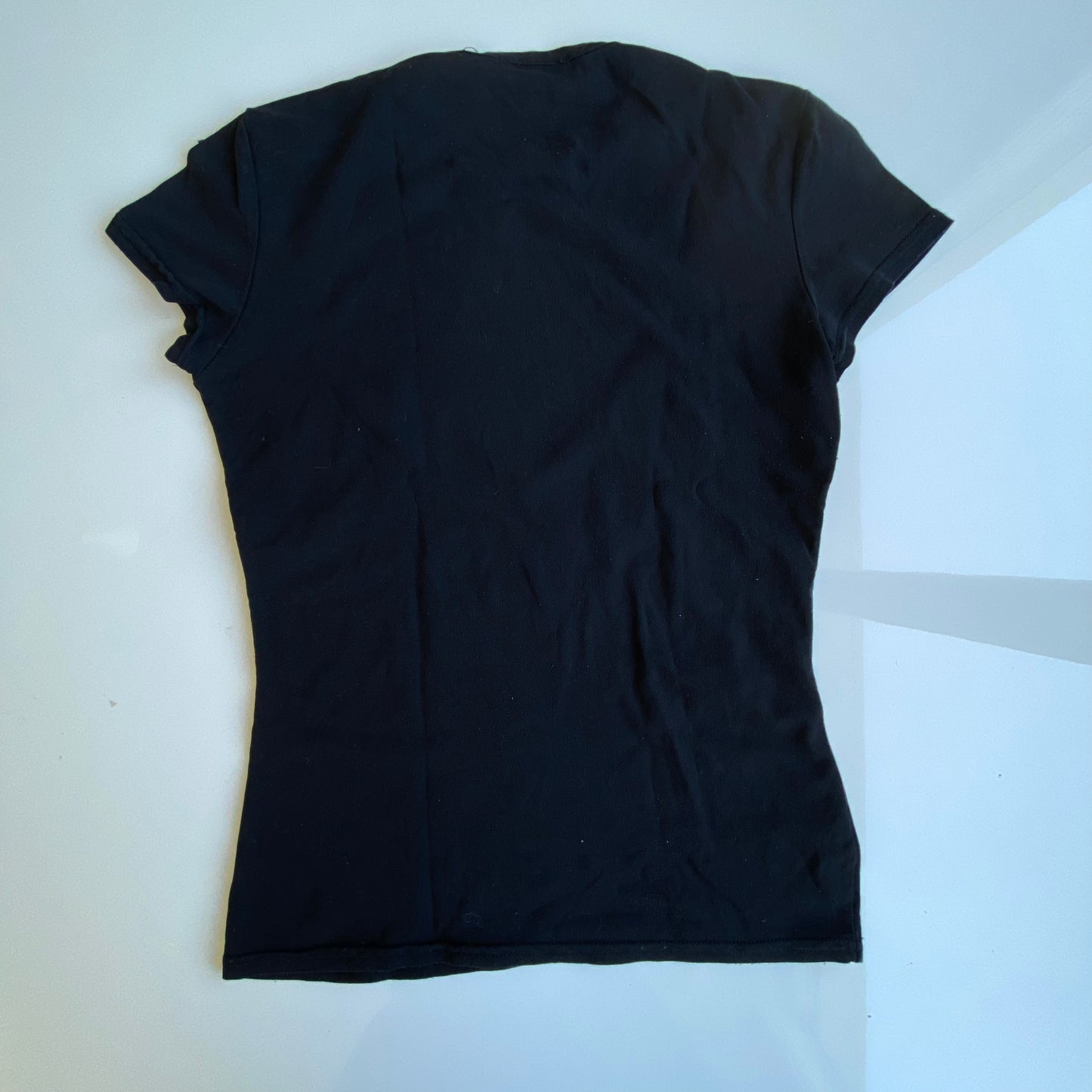 Vintage 90’s Morgan de Toi Logo Black Mesh Baby Tee (S)