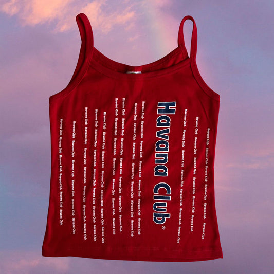 Vintage 90's Skater Havana Club Red Cami Top (S)